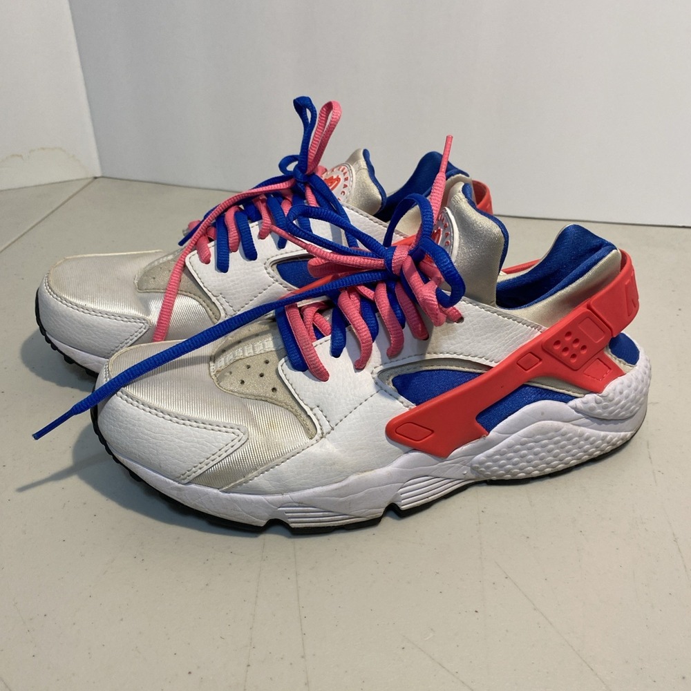 Nike Air Huarache Ultramarine White Red Blue Men's  8.5 Sneakers 318429-112
